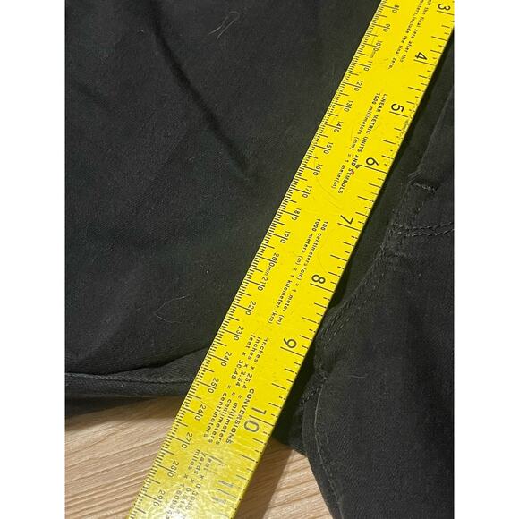 Mother Looker Ankle Fray Jeans Womens 28 Stretch Denim Black - Picture 9 of 9